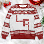 Ornaments - Family Crossword Christmas Sweater