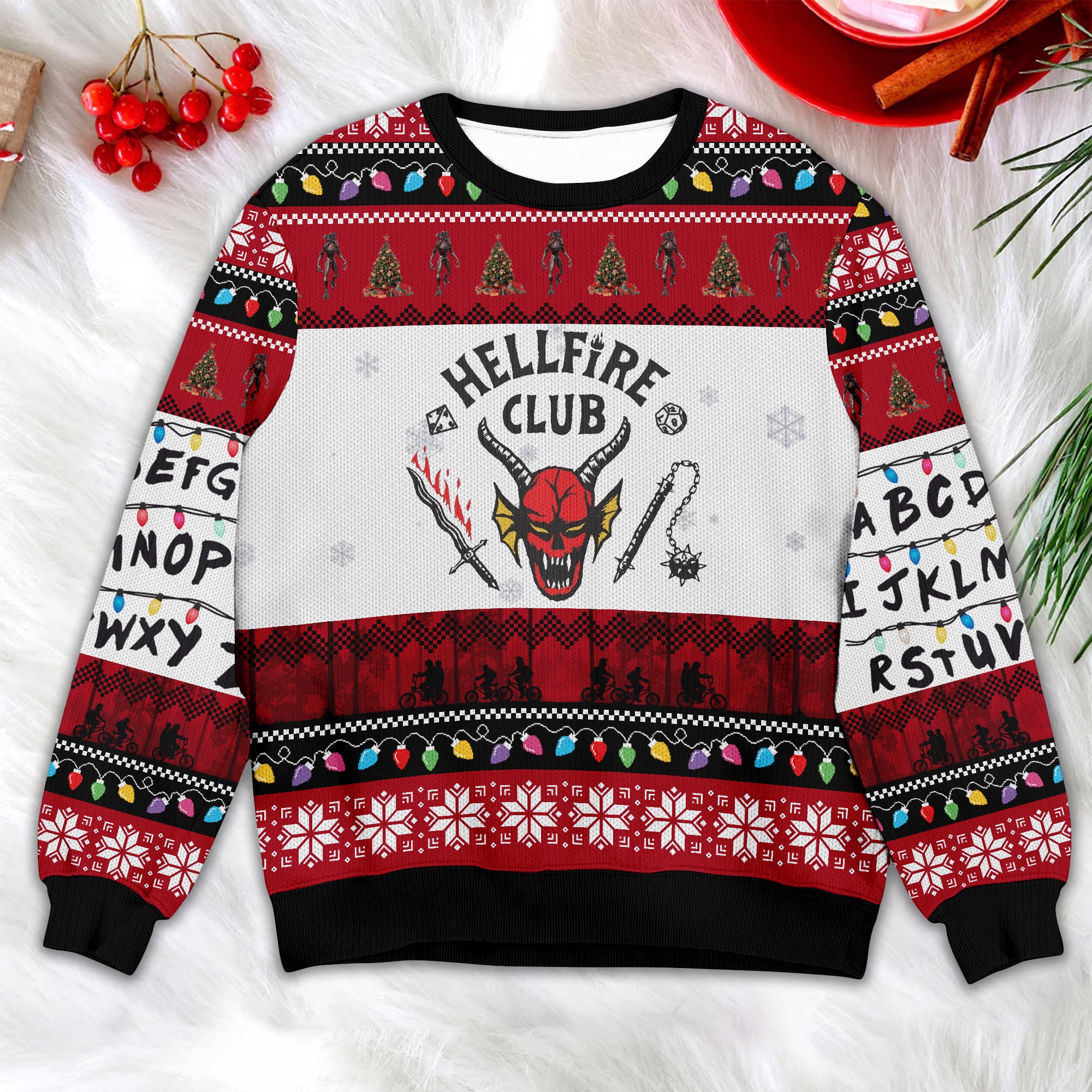 Stranger Things Ugly Christmas Sweater – Perfect Holiday Party Outfit