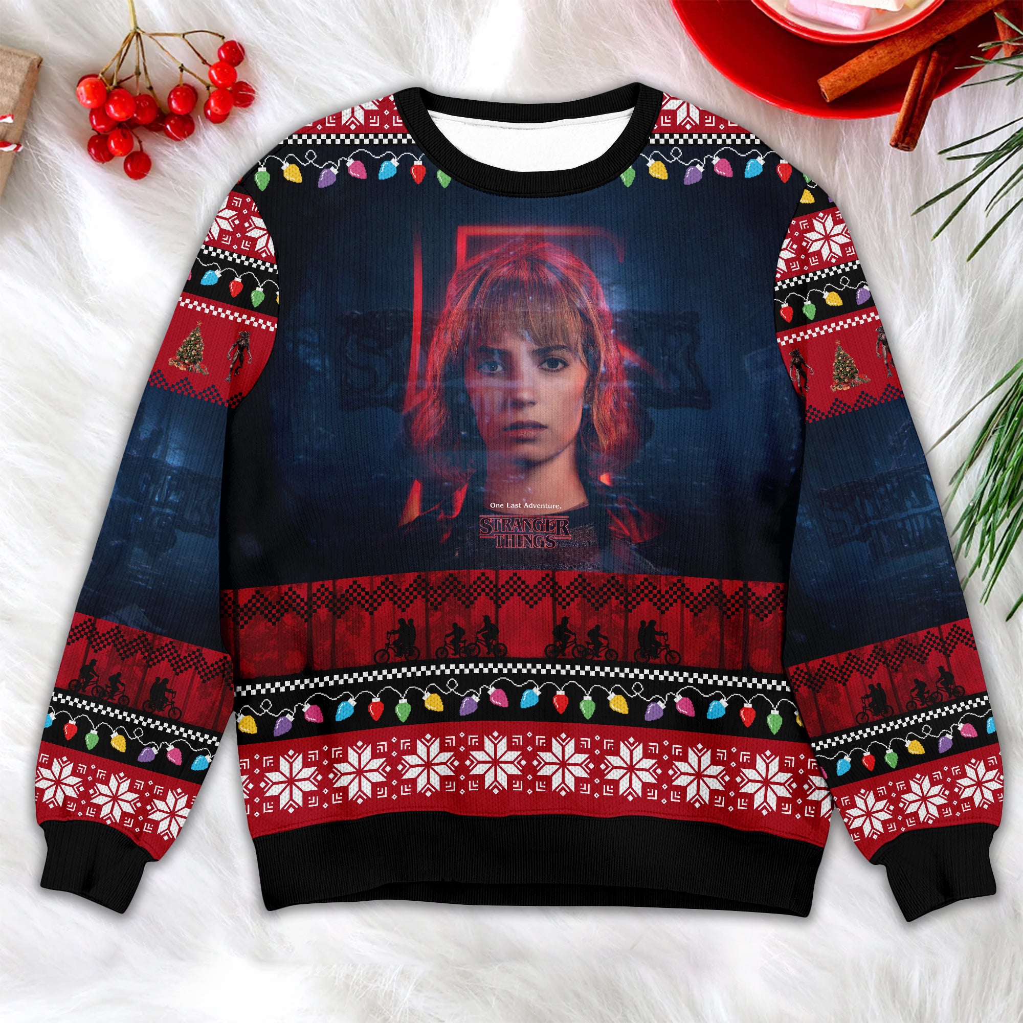 Stranger Things Festive Sweatshirt – Holiday Season Gift