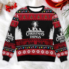 Stranger Things Holiday Sweater –  Christmas Things Holiday Gift Idea