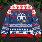 Custom Army Veteran Christmas Sweater – Military Service Ugly Sweater