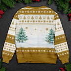 Personalized Christmas Sweatshirt with Name and Initial for Family