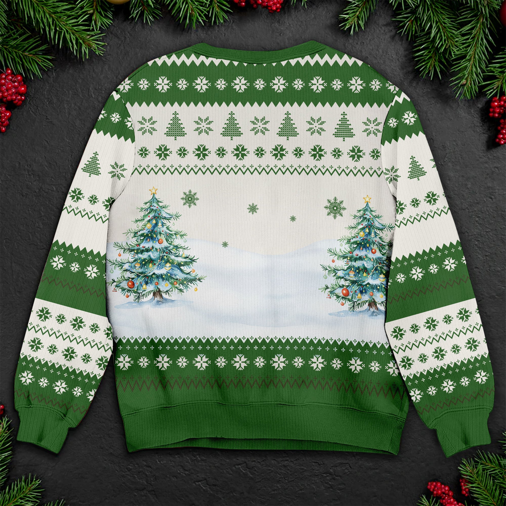Custom Name Christmas Sweater – Matching Holiday Outfit for Kids & Adults