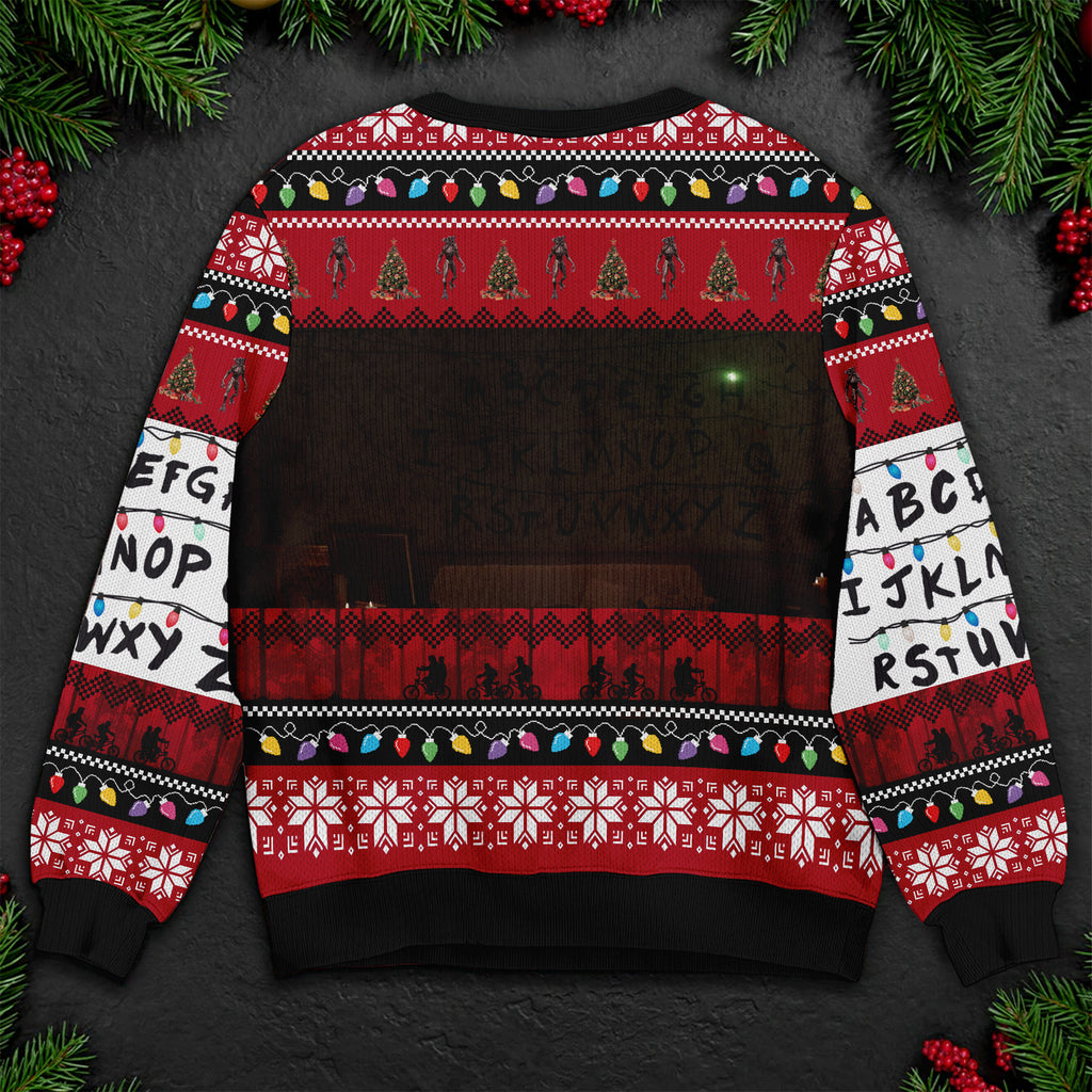 Stranger Things Themed Xmas Sweater – Cozy Winter Fashion