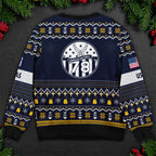 Air Force Ugly Christmas Sweater – Custom USAF Fly Fight Win Military Veteran Holiday Gift