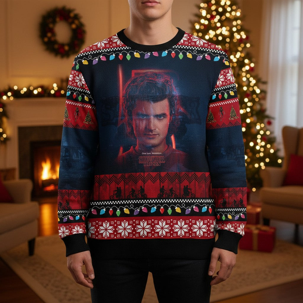 Stranger Things Xmas Sweatshirt – Holiday Gift Idea