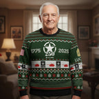 This We'll Defend U.S. Army Ugly Sweater - Patriotic Soldier Christmas Gift