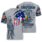 Custom U.S. Air Force Veteran Shirt, Personalized Name & Rank Military Tee, American Flag Camo Soldier Shirt, Veteran Gift for Him