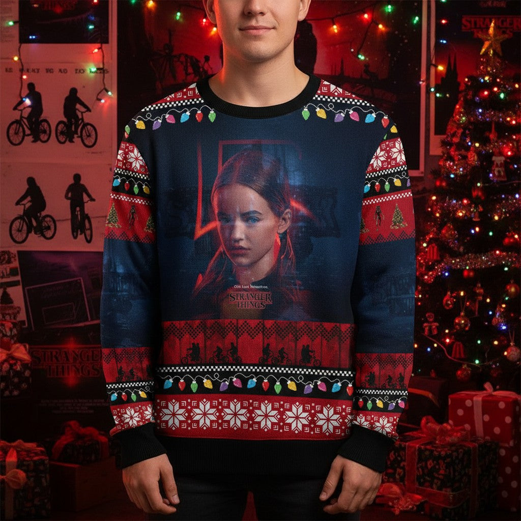 Stranger Things Xmas Sweater – Funny Holiday Sweater for Adults, Kids