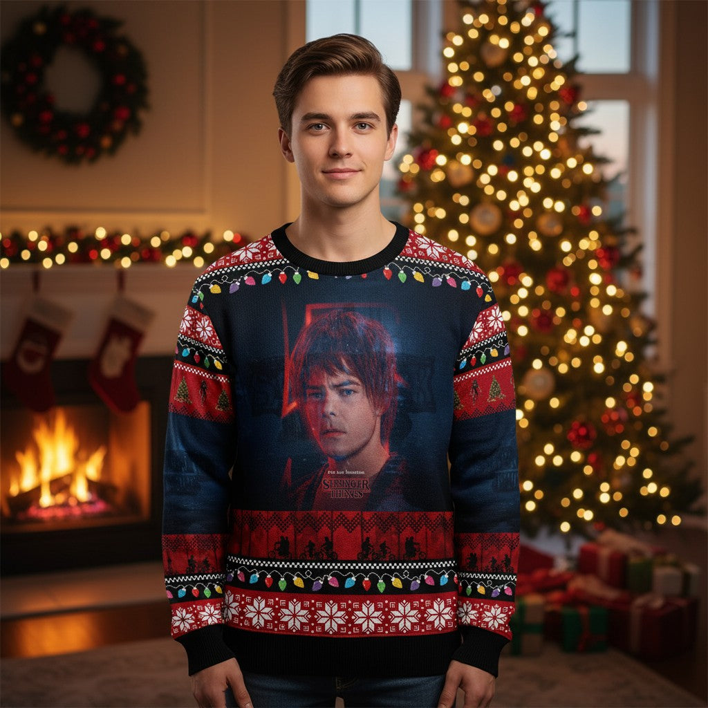 Stranger Things Themed Christmas Sweater – Cool Winter Apparel for Fans