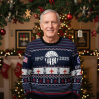 U.S. Air Force Ugly Christmas Sweater – Fly Fight Win Veteran Gift