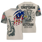 Custom U.S. Navy Veteran Shirt, Personalized Name & Rank Military Tee, American Flag Camo Soldier Shirt, Veteran Gift for Him