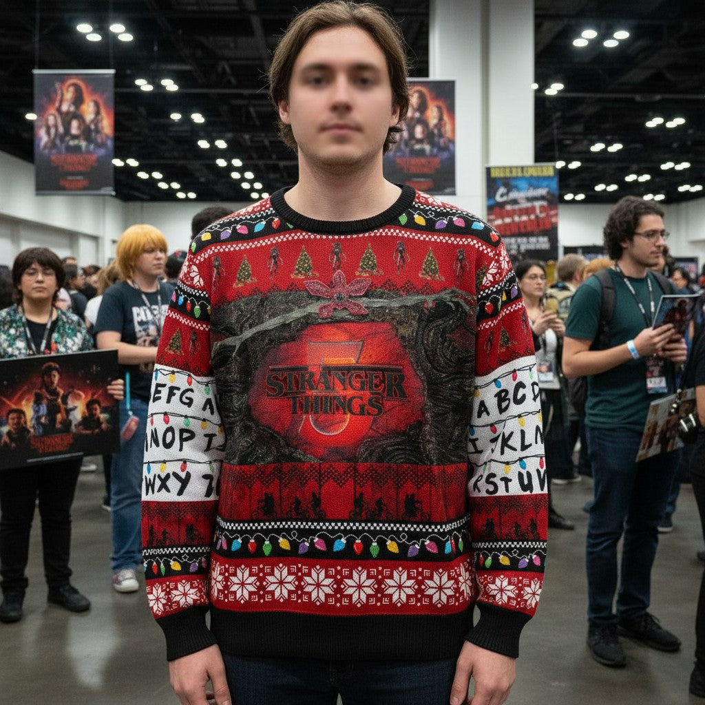 Stranger Things 5 Festive Sweater – Christmas Party Outfit