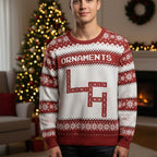 Ornaments - Family Crossword Christmas Sweater