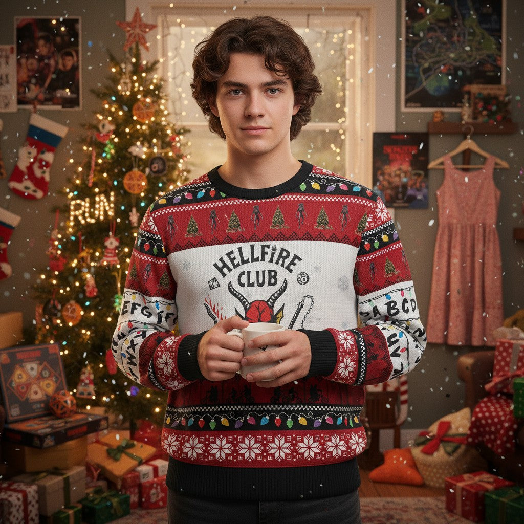 Stranger Things Ugly Christmas Sweater – Perfect Holiday Party Outfit