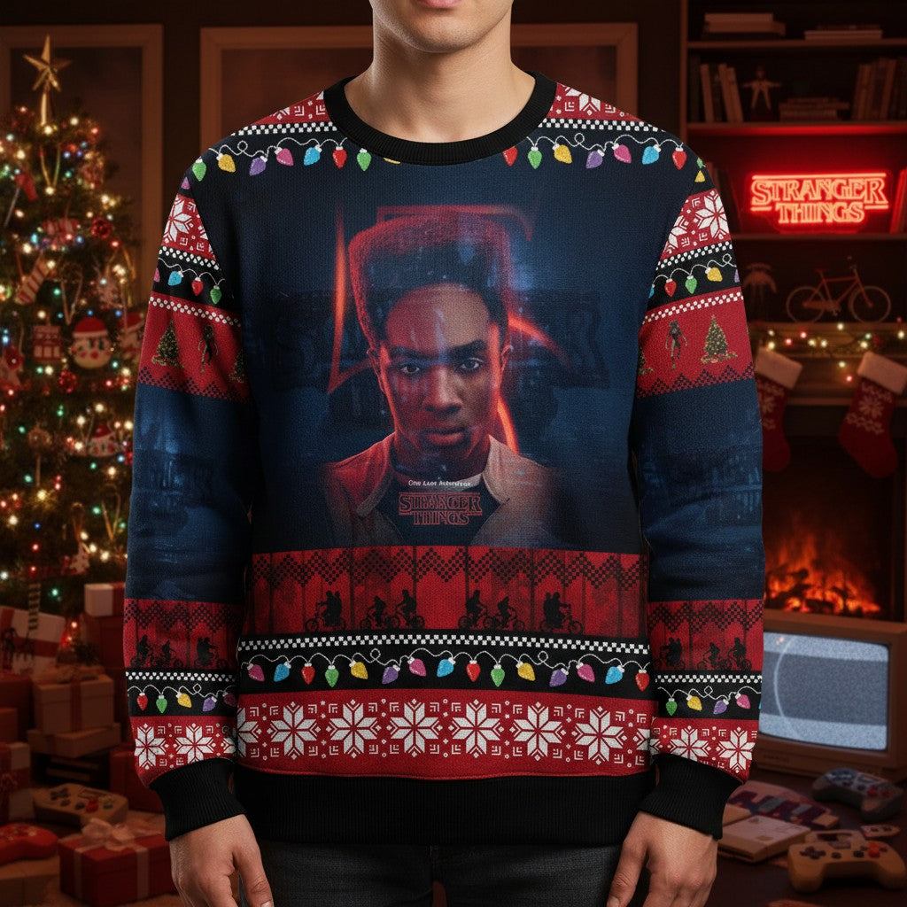 Stranger Things Holiday Sweater – Festive Christmas Gift for Fans