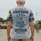 Custom U.S. Air Force Veteran Shirt, Personalized Name & Rank Military Tee, American Flag Camo Soldier Shirt, Veteran Gift for Him