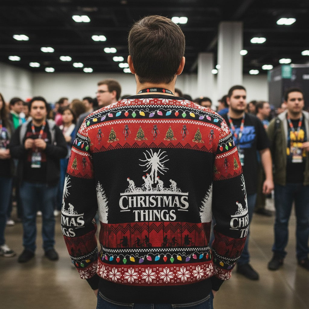 Stranger Things Holiday Sweater –  Christmas Things Holiday Gift Idea