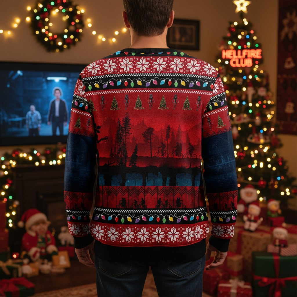 Stranger Things Christmas Sweater – Holiday Knit Pullover