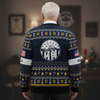 Air Force Ugly Christmas Sweater – Custom USAF Fly Fight Win Military Veteran Holiday Gift