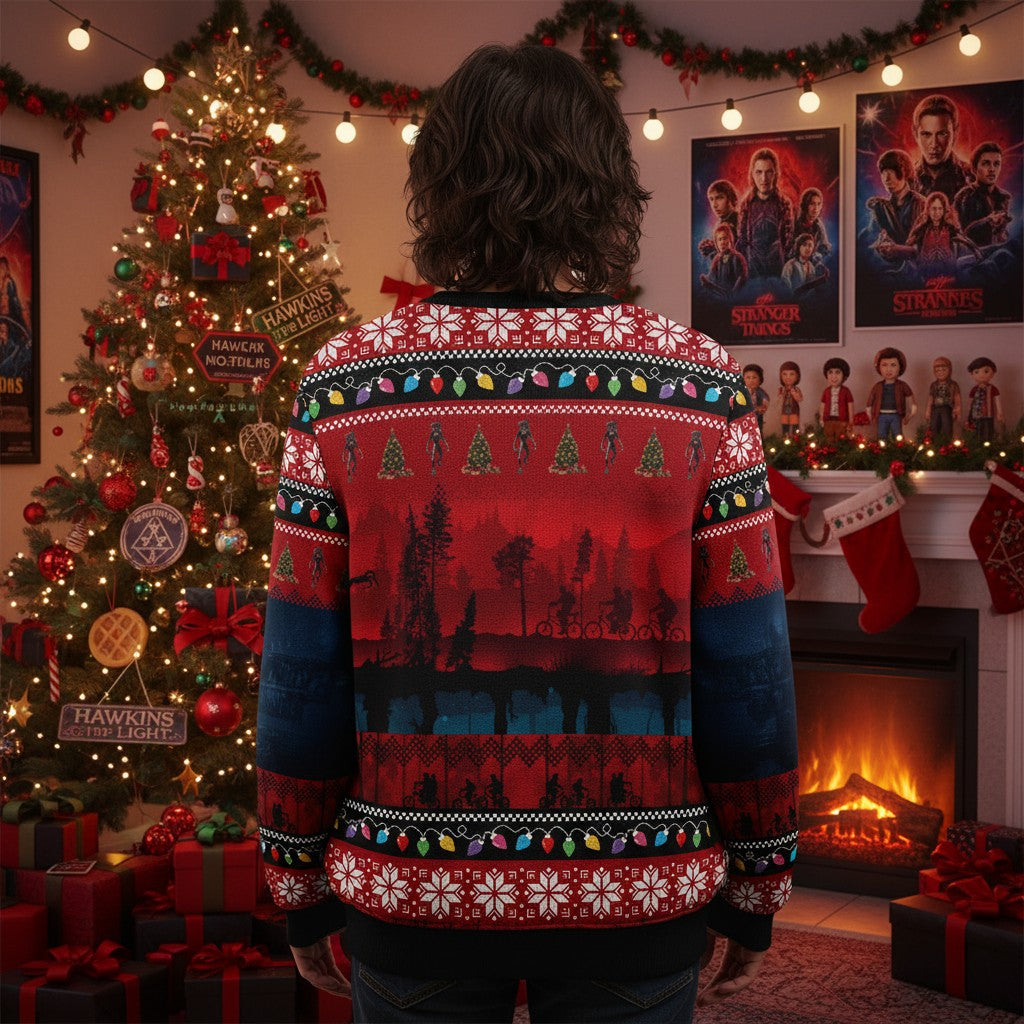Stranger Things Xmas Sweater – Cozy Winter Fan