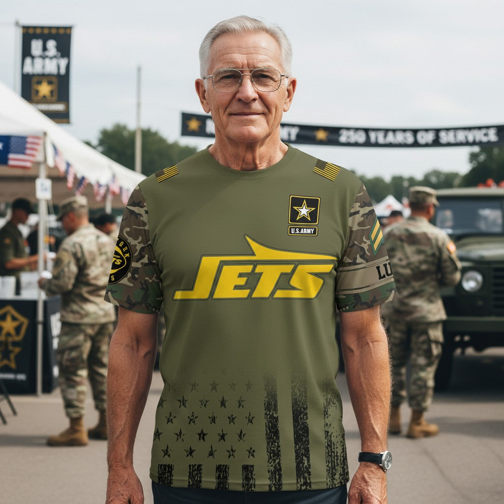 U.S. Army’s 250th Birthday Celebration Jets Shirt - Military Appreciation T-Shirt