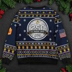 United States Marine Corps Eagle Globe Anchor Ugly Sweater - Patriotic Christmas Gift for Marines