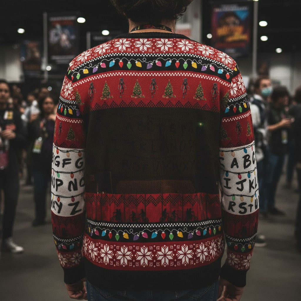 Stranger Things Themed Xmas Sweater – Cozy Winter Fashion