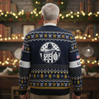 US Navy Veteran Ugly Christmas Sweater – Custom Corpsman Military Service Holiday Gift