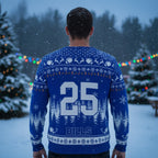 Personalized Football Christmas Sweater - Custom Face & Name Gift for Football Fans
