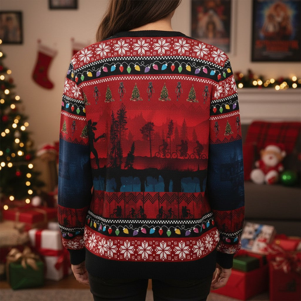Stranger Things 5 Festive Sweater – Christmas Party Outfit