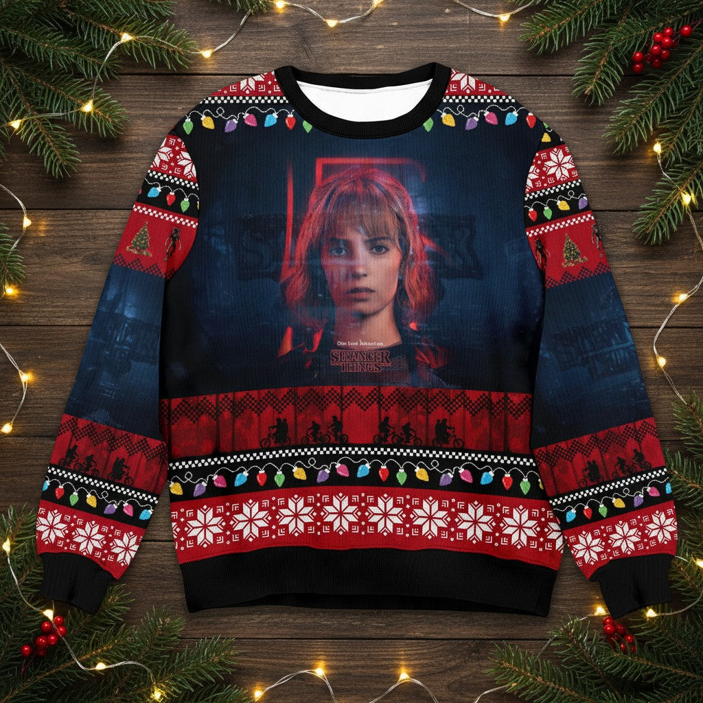 Stranger Things Festive Sweatshirt – Holiday Season Gift