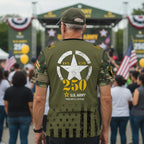 U.S. Army’s 250th Birthday Celebration Chiefs Shirt - Military Appreciation T-Shirt