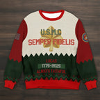 Marine Corps Veteran Christmas Sweater – Semper Fidelis Style