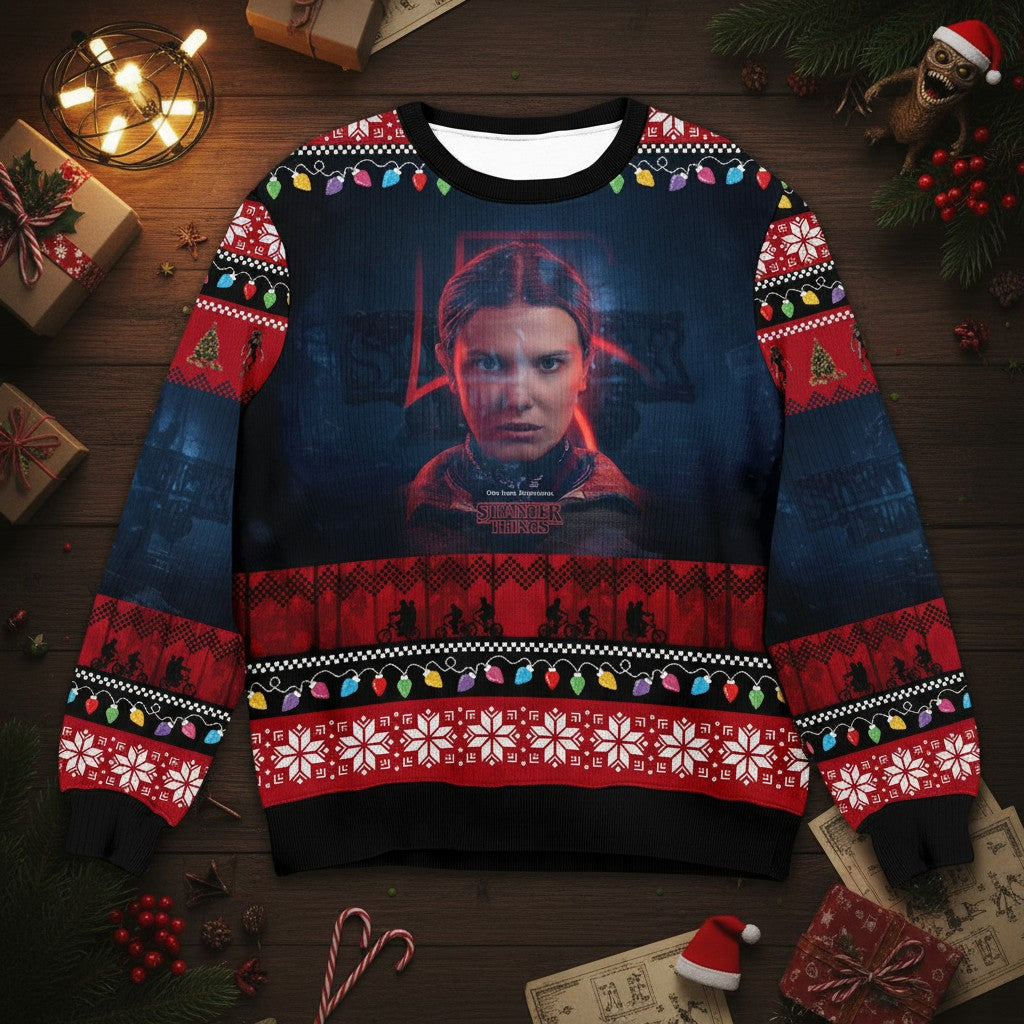 Stranger Things Christmas Jumper – Perfect Gift for TV Show Lovers