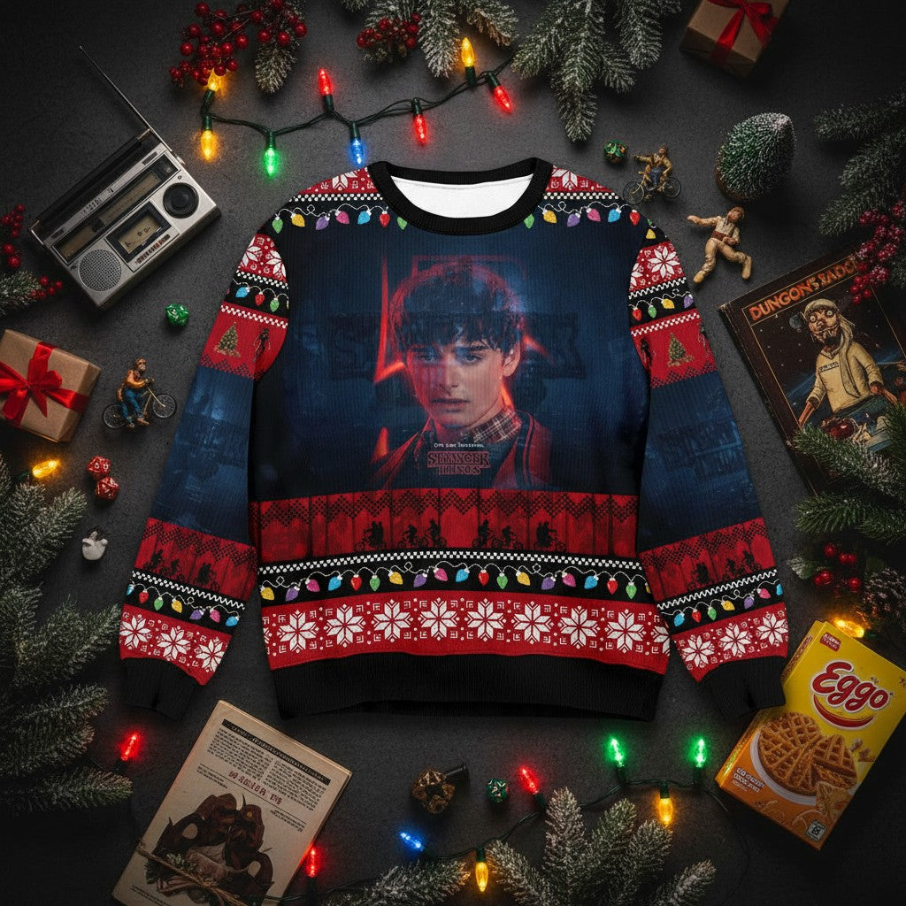 Stranger Things Ugly Christmas Sweater – Cozy Winter Party Outfit