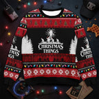 Stranger Things Holiday Sweater –  Christmas Things Holiday Gift Idea