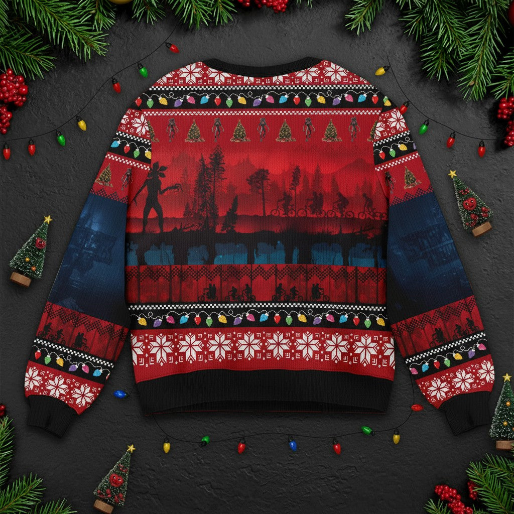 Stranger Things 5 Festive Sweater – Christmas Party Outfit