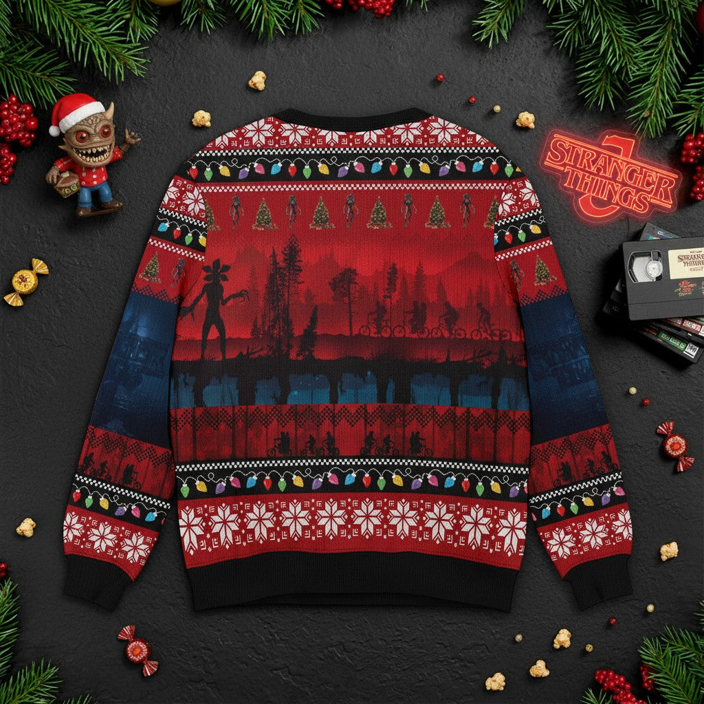 Stranger Things Christmas Jumper – Perfect Gift for TV Show Lovers