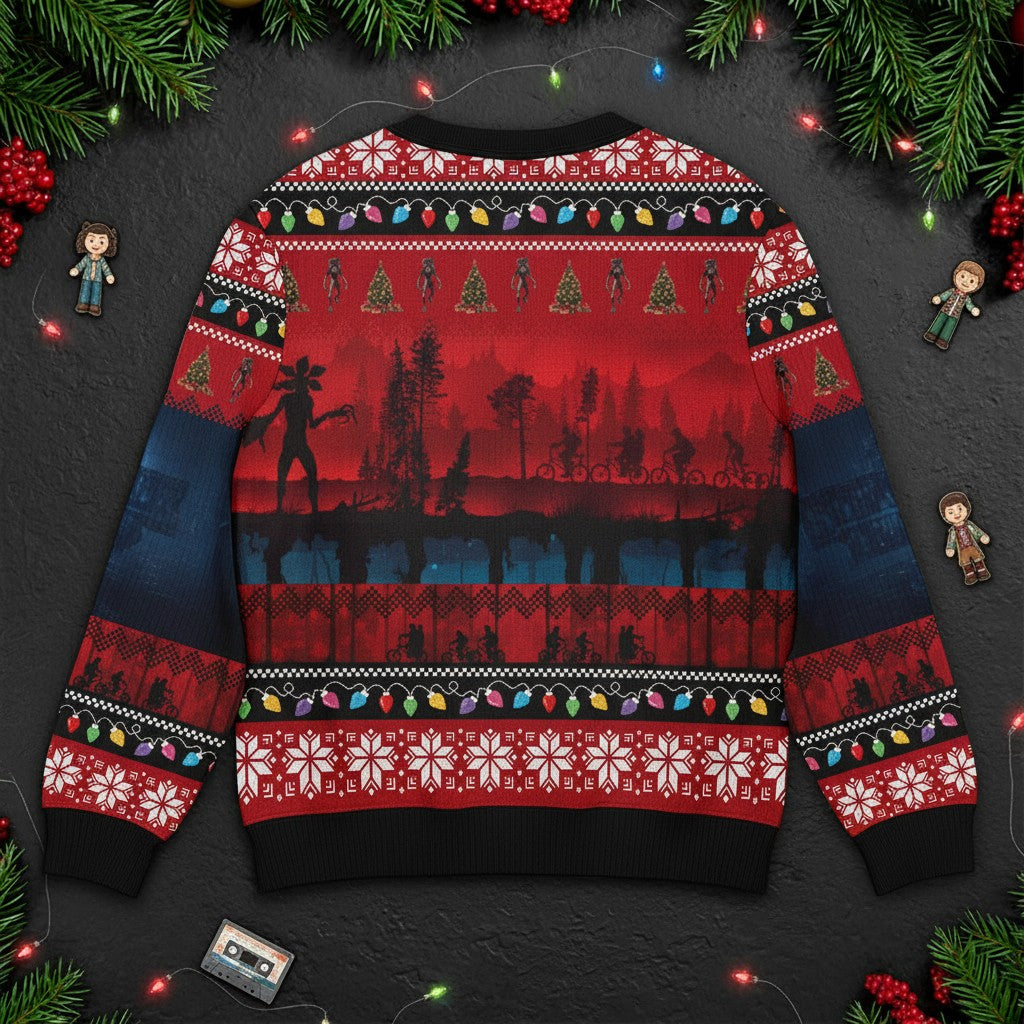 Stranger Things Ugly Christmas Sweater – Cozy Winter Party Outfit
