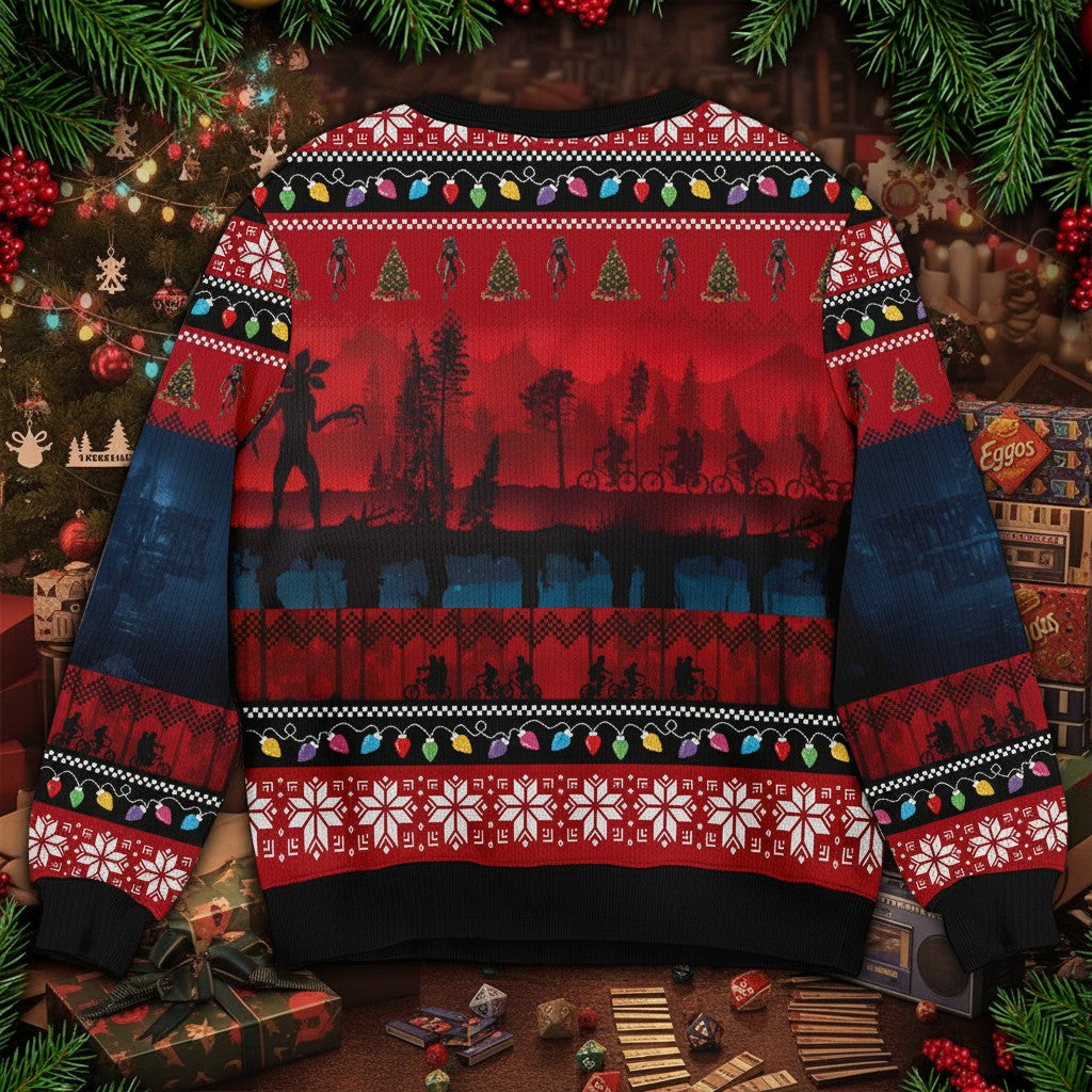Stranger Things Holiday Sweater – Festive Christmas Gift for Fans