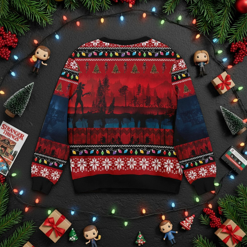 Stranger Things Christmas Sweater – Holiday Knit Pullover