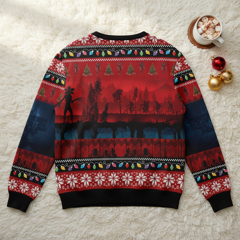 Stranger Things Xmas Sweatshirt – Holiday Gift Idea