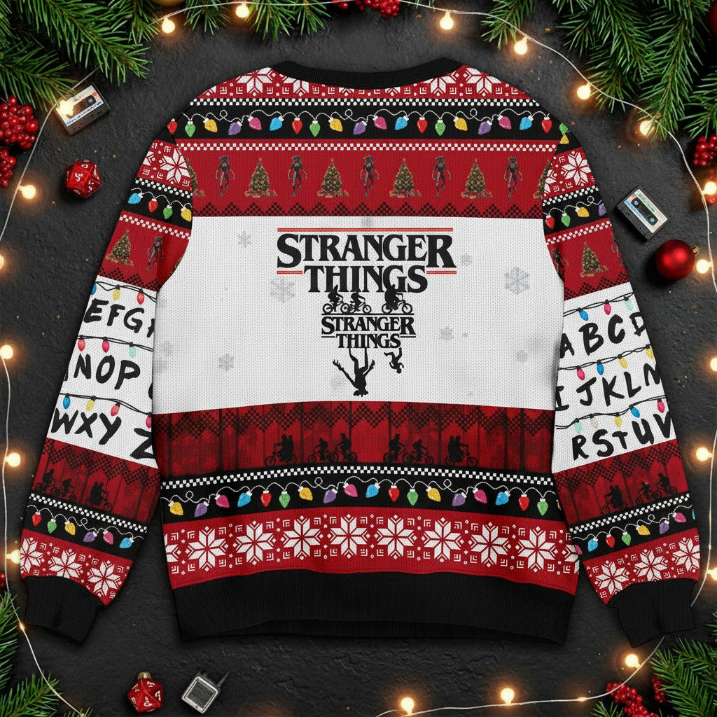 Stranger Things Ugly Christmas Sweater – Perfect Holiday Party Outfit