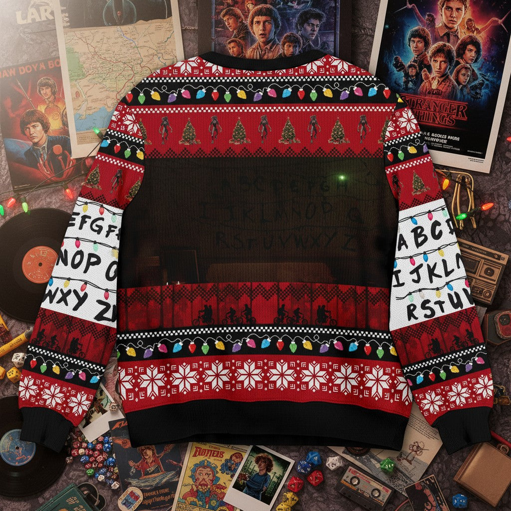 Stranger Things Themed Xmas Sweater – Cozy Winter Fashion