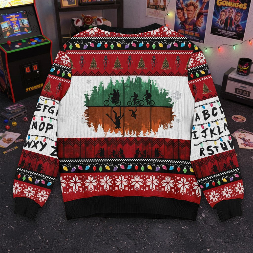 Stranger Things 5 Festive Sweater – Christmas Party Outfit