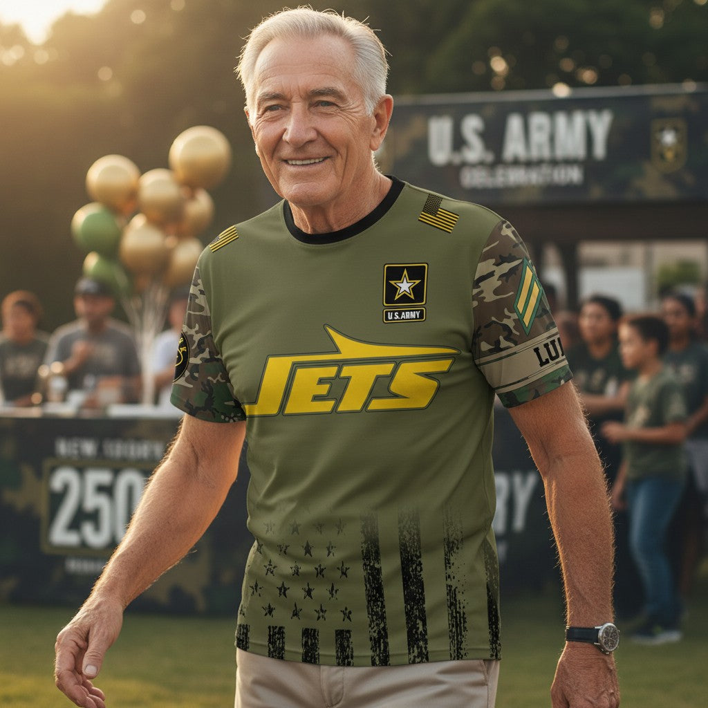 U.S. Army’s 250th Birthday Celebration Jets Shirt - Military Appreciation T-Shirt