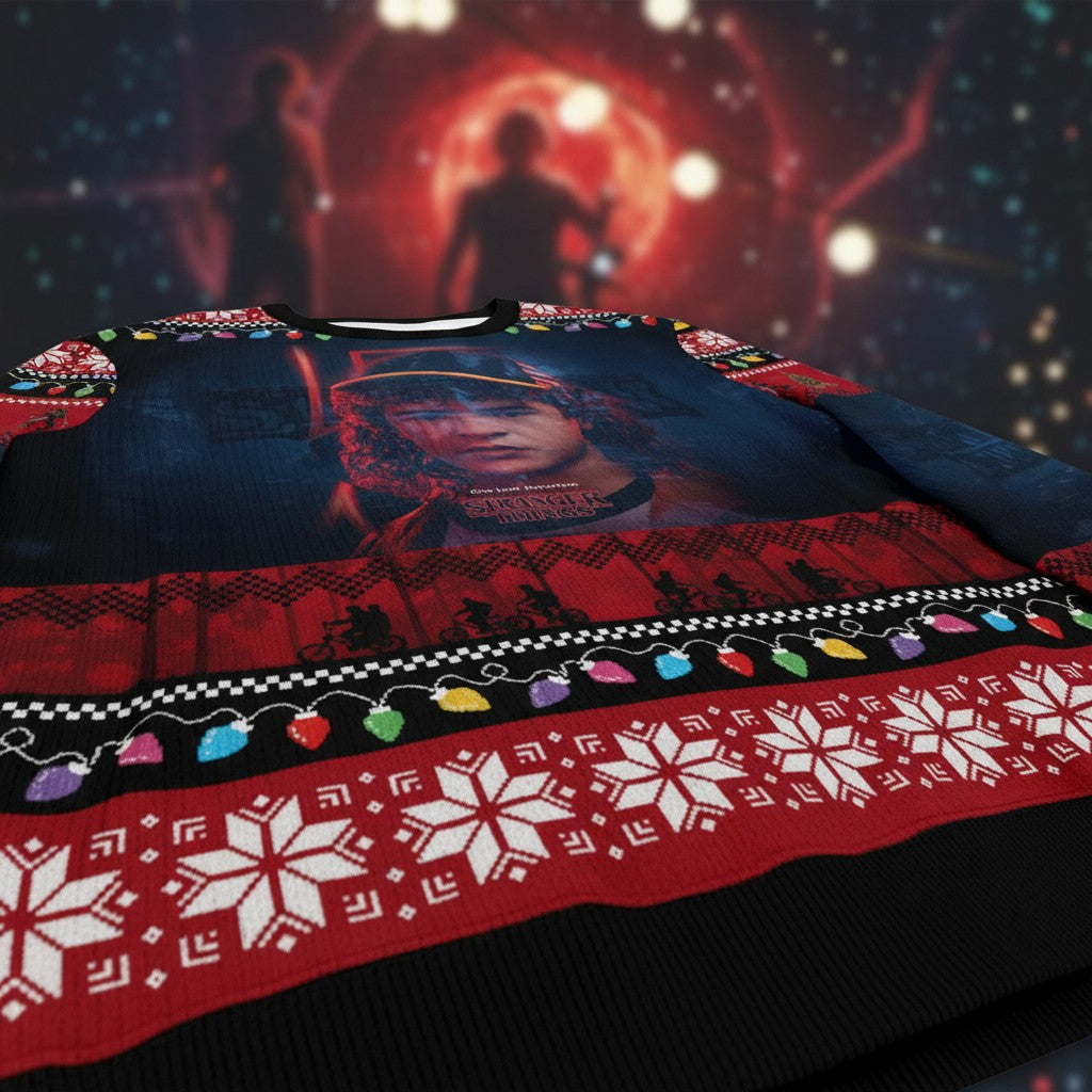 Stranger Things Christmas Sweater – Holiday Ugly Sweater for Fans
