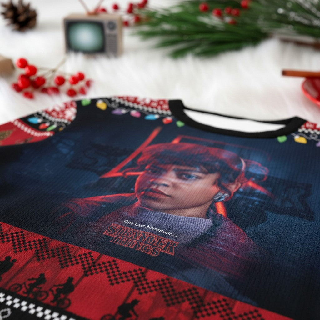 Stranger Things Themed Christmas Sweater – Cool Winter Apparel for Fans