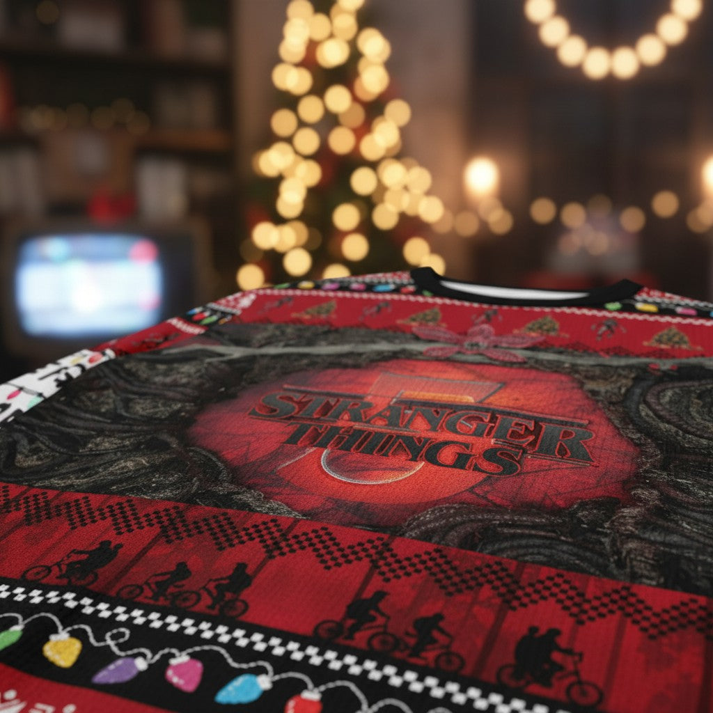Stranger Things 5 Festive Sweater – Christmas Party Outfit